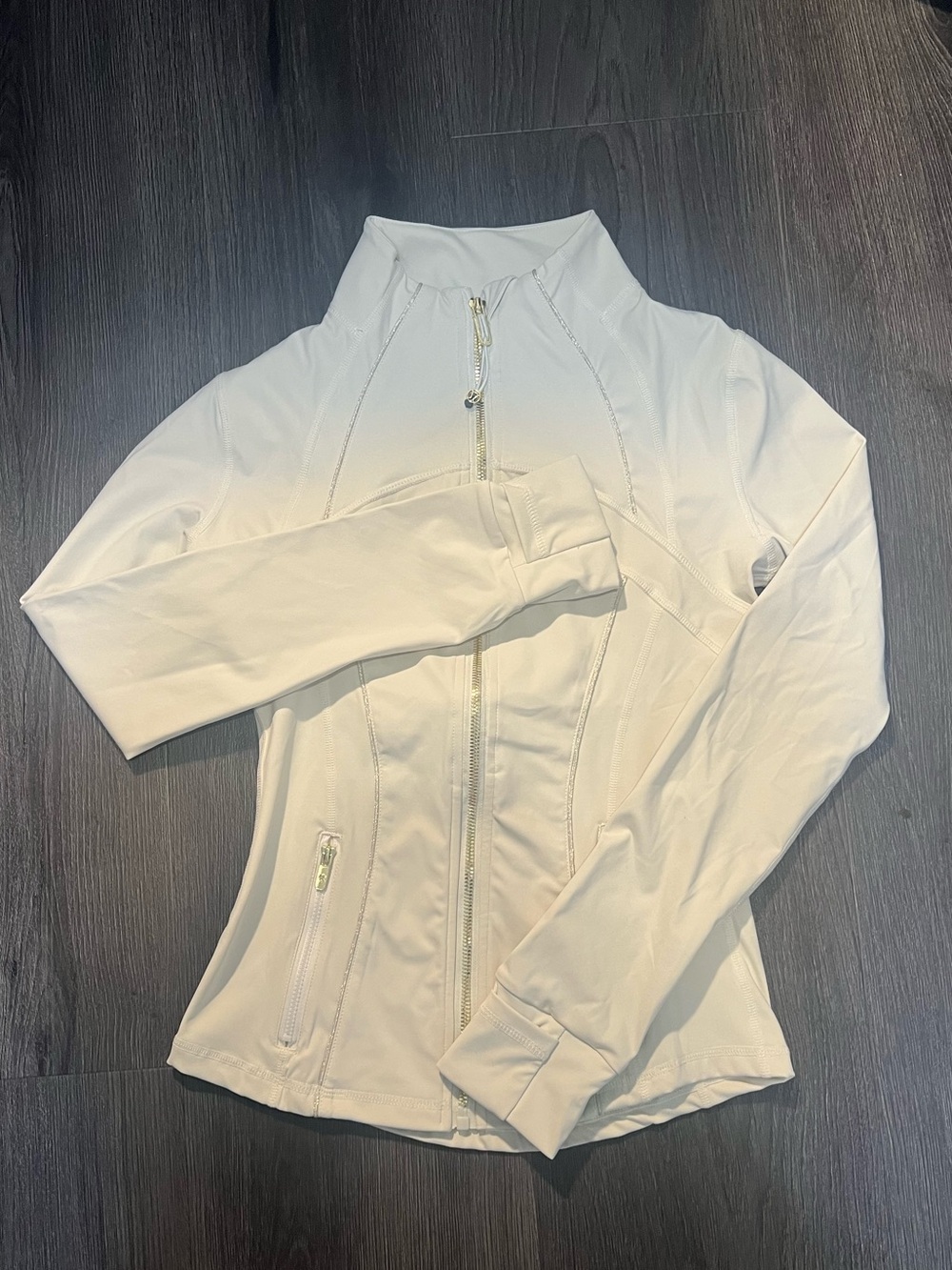 lululemon athletica White Full-Zip Performance Jacket